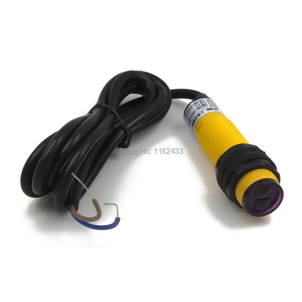 M18 30 см чувствительный переменный ток с двумя проводами NO NC E3F-DS30Y1 Y2 диффузный отражающий цилиндрический усилитель фотоэлектрический сенсорный переключатель