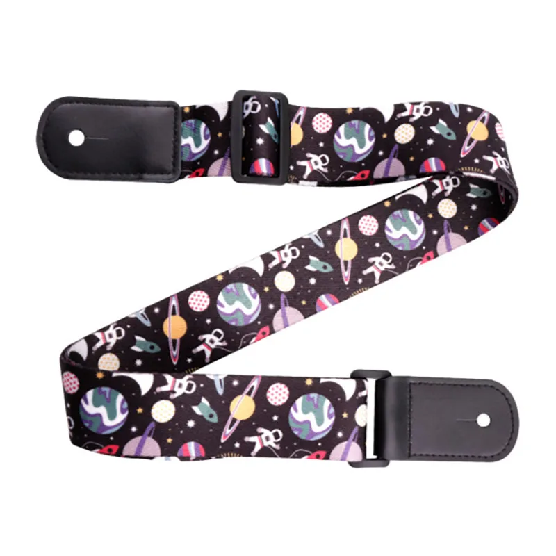 

38mm x 1400mm Ukulele Strap Printed Picture of Exploring Outer Space Stars
