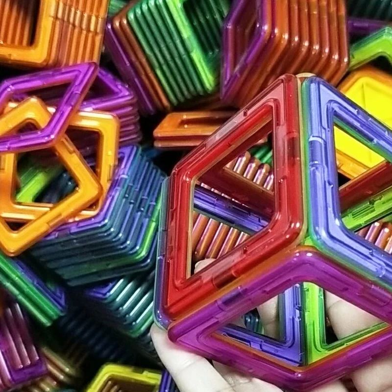54pcs blocchi magnetici per costruzioni magnetiche di grandi dimensioni modello e costruzione di giocattoli magnete Designer per regalo per bambini