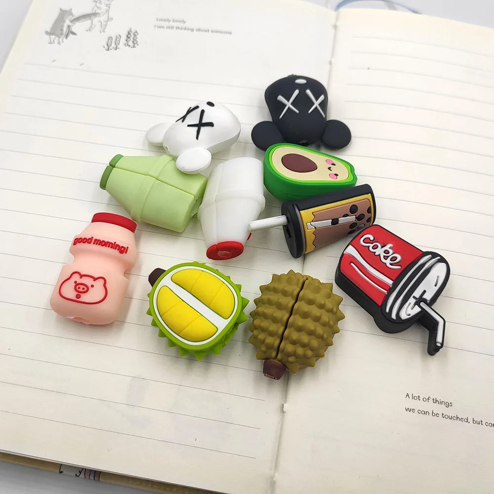 Милый мультяшный авокадо Durian Cola протектор кабеля провод передачи данных