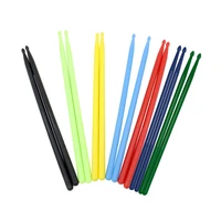 5a red yellow blue green black professional a pair drumsticks multi colors nylon drum stick set lightweight