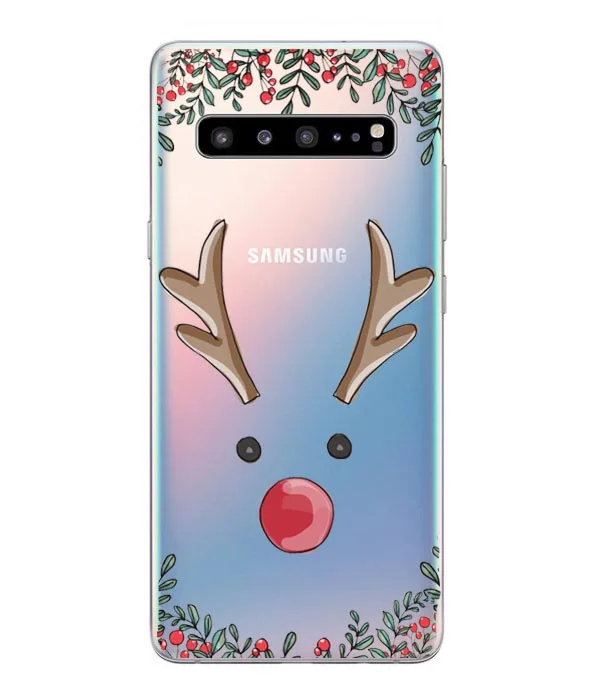 TPU Мультяшный Рождественский чехол для samsung Galaxy S10 Lite S10 Plus, мягкий чехол для телефона с Санта Клаусом для samsung S6 S7 Edge S8 S9 Plus, чехол - Color: TPU
