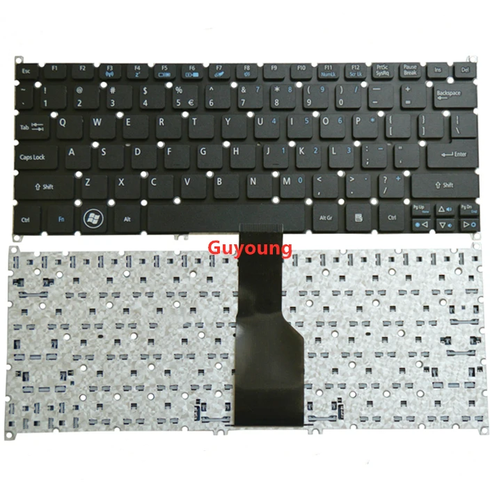 Английская клавиатура для ноутбука US ACER Aspire S3 391 951 371 S5 One 725 756 Travelmate B1 B113