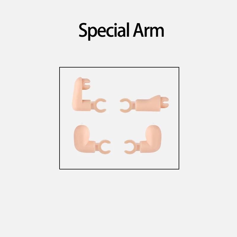 Специальные фигурки для моделирования руки и тела 4 см детали строительные блоки