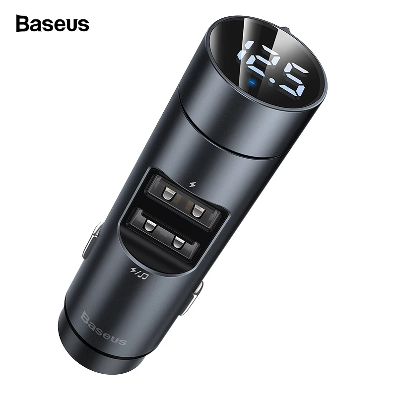 Автомобильное зарядное устройство Baseus fm передатчик модулятор Bluetooth беспроводной