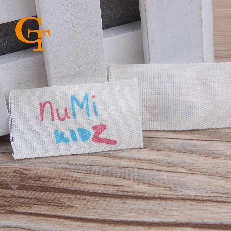 Бесплатная доставка одежды на заказ печатная хлопковая бирка для шитья экрана