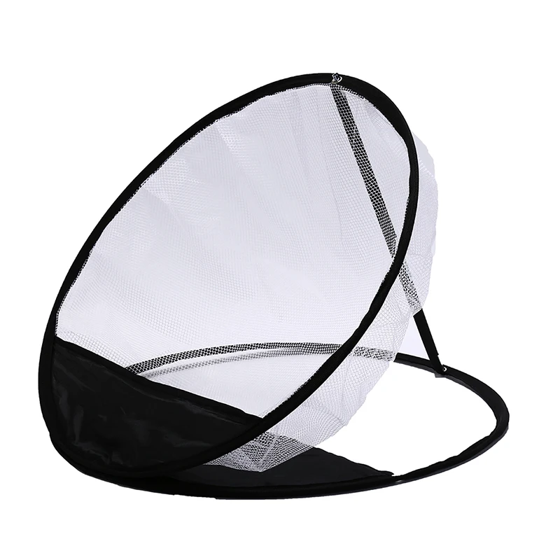

Zwart Pp + Nylon + Mesh Materiaal Draagbare Golf Training Chippen Netto Raken Aid Golf Praktijk Netto Kooi Indoor Outdoor Tas1Pc