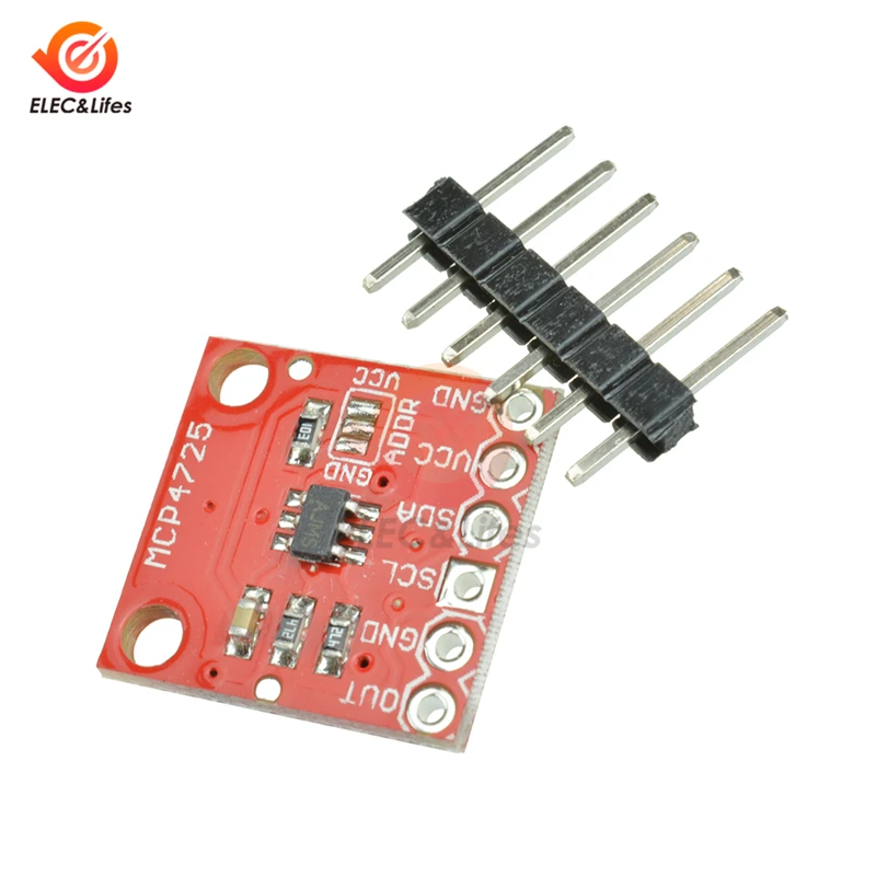 MCP4725 IIC I2C DAC плата разработки модуля прерывания цифрового преобразователя для