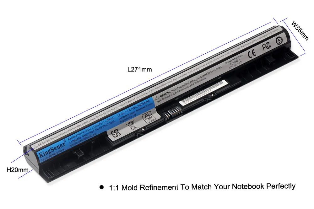 Аккумулятор KingSener L12S4E01 l12M4E01 для Lenovo G400S G410S G500 G500S G510S G405S G505S S510P S410P Z501 Z710 L12L4A02