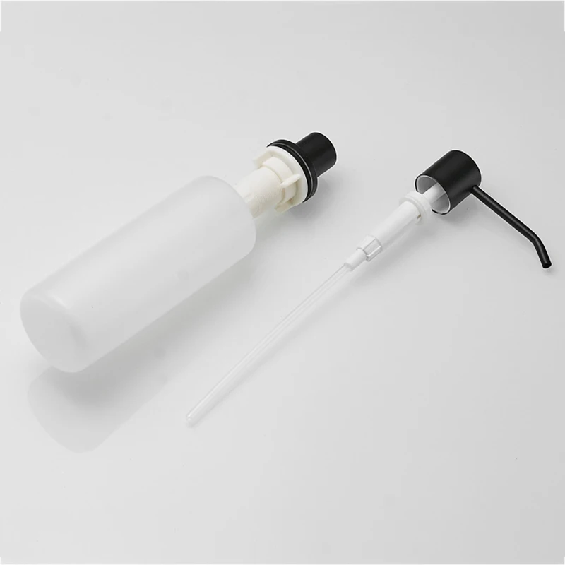 Настенный дозатор для жидкого мыла из нержавеющей стали 220 мл|sink liquid soap dispenser|kitchen