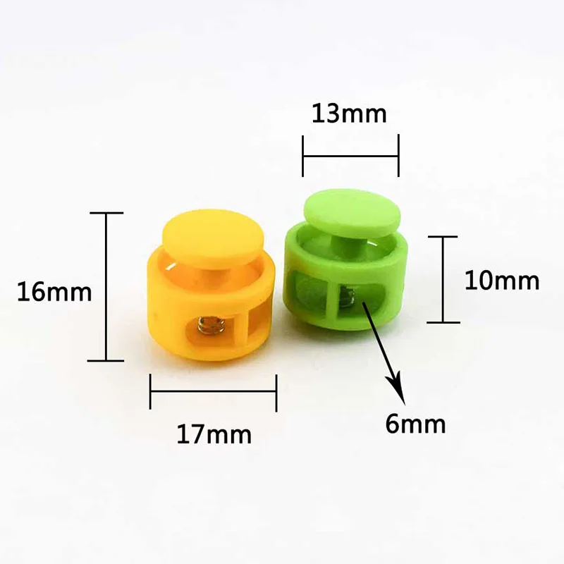 Meetee 50 шт. 6 мм многоцветная пластиковая Стопорная шляпа эластичная Регулируемая