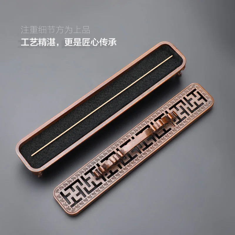 Металлическая подставка держатель для благовоний форма палочка горелка