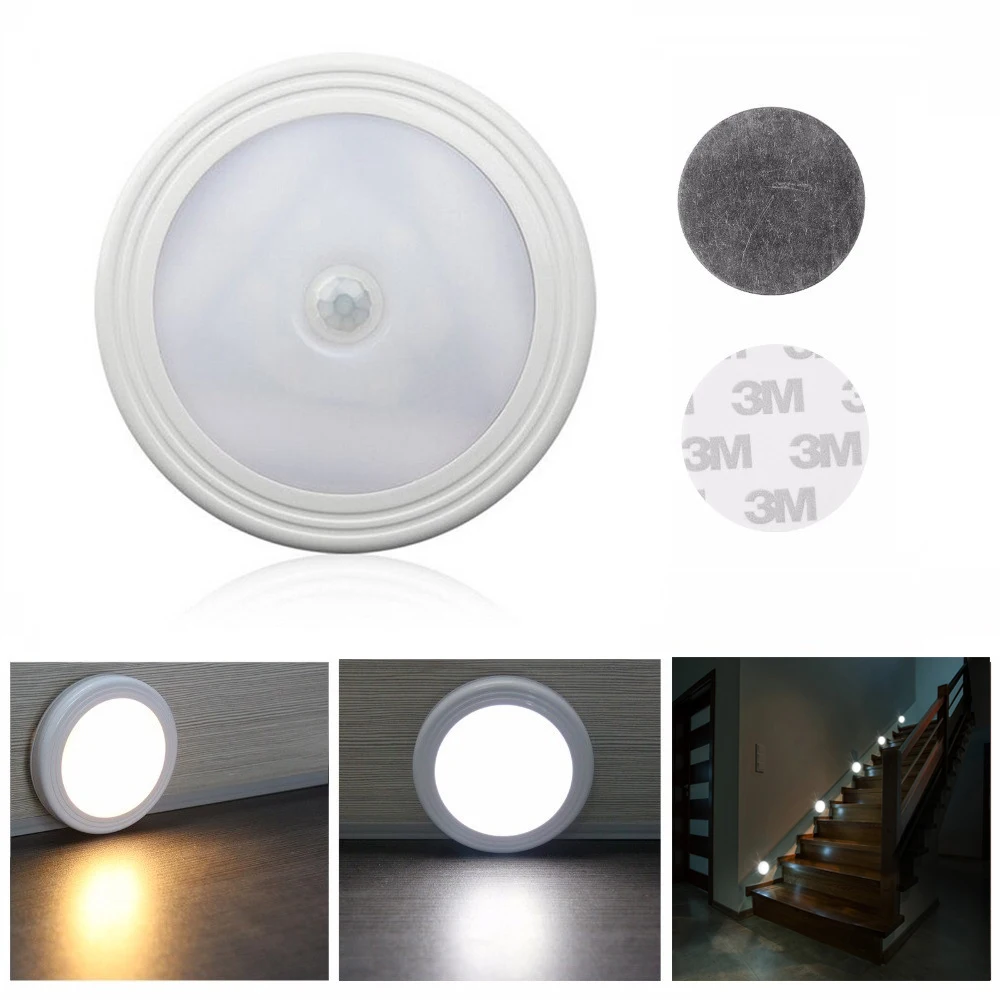 1 шт. 6 светодиодный инфракрасный датчик движения тела Ночной светильник