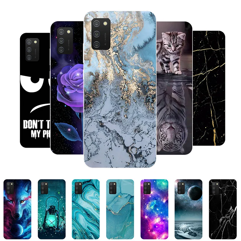 

For Samsung Galaxy A03S Case Cover For Samsung A03S Case 164.2mm Marble Soft Silicone Back Cover For Galaxy A 03S Phone Cases