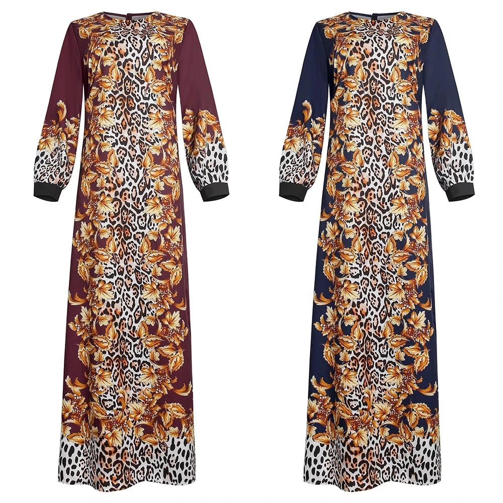 

2021 Summer Clothing For Women African Dashiki Print Chiffon Dresses Plus Size Boubou Kaftan Abaya Ankara Maxi Robe Lady Gown
