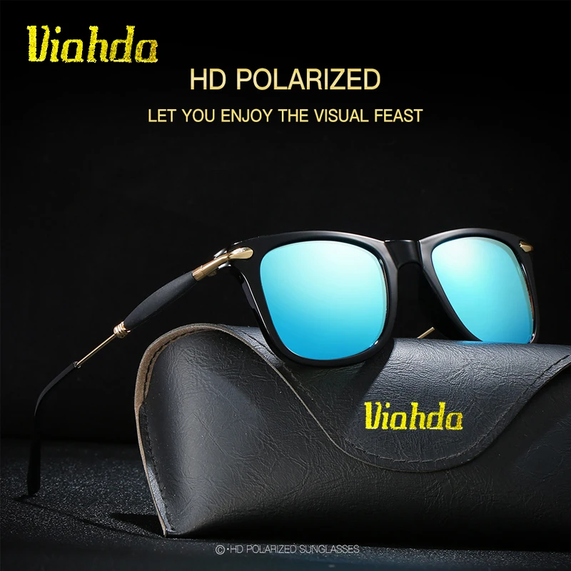 

VIAHDA HD Polarized men Sunglasses Fashion Round Ladies Vintage Brand Design cat eye woman Female Sun Glasses oculos