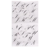 t1780 letter grass silicone clear stamps for scrapbooking diy album cards scrapbook transparent stamp rubber stamp 18x21cm