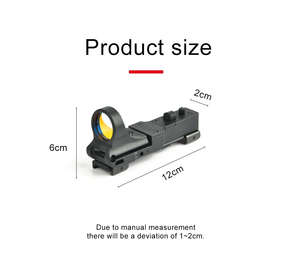 Тактический Красный точечный прицел EX 182 Element SeeMore Railway Reflex Sight C-MORE с красным и зеленым освещением для страйкбола