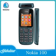 Nokia 100 Refurbished Original Nokia 100 1000 FM Radio unlocked original Mobile Phone one year warranty refurbished