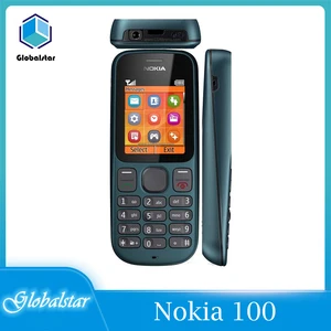 nokia 100 refurbished original nokia 100 1000 fm radio unlocked original mobile phone one year warranty refurbished free global shipping