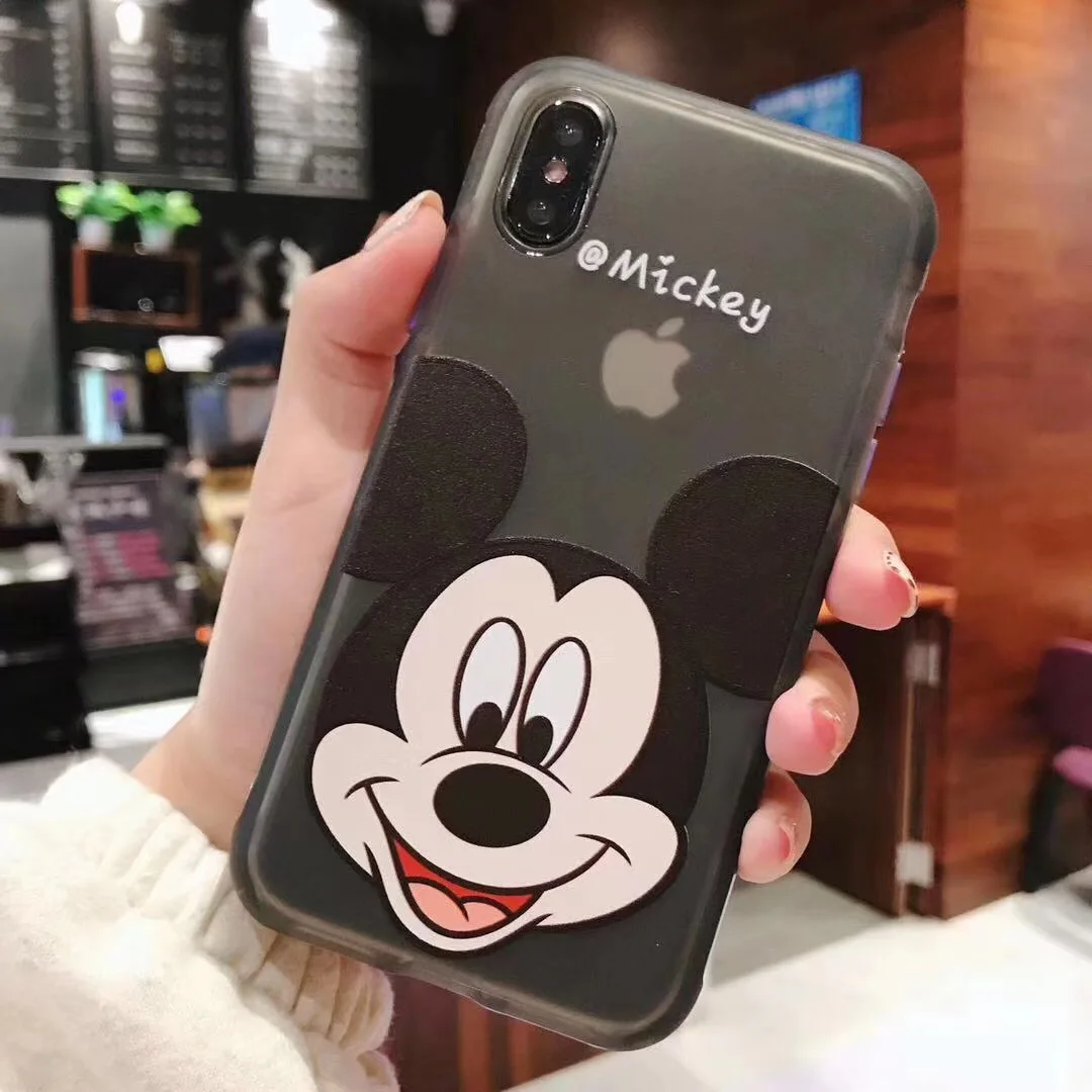 mickey Чехол для iphone, новинка, iphone 11pro max 5,8/6,1/6,5 дюймов, силиконовый чехол, Дональд Дак, для apple 6s xr, чехол, duck, XSmax 78plus - Цвет: mickey