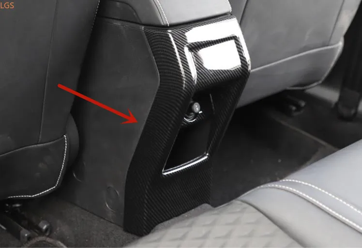 

For Skoda KAMIQ 2018-2019 High-quality ABS Chrome Armrest box Anti-kick protection decorative frame Anti-scratch Car styling