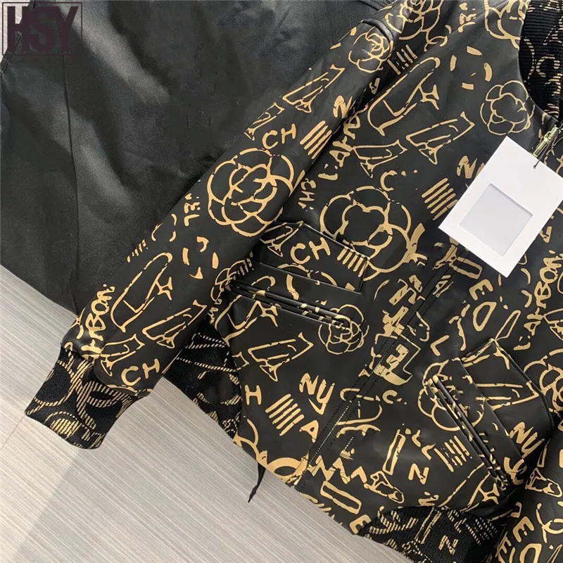 【HSY】2019 Осень Зима Высокое качество Новая Женская дубленка ручная работа Золотой