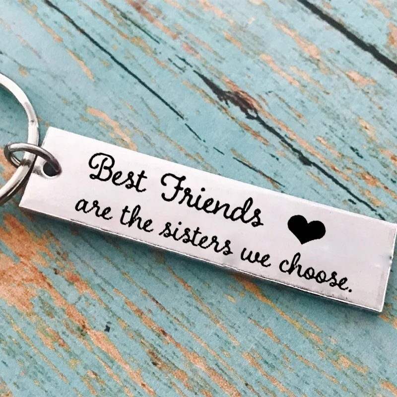 

Модный брелок для ключей с надписью подарок лучшие друзья сестры мы выбираем брелок из нержавеющей стали подарок сестре Сделай Сам Оптовая ...