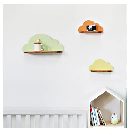 Креативная цветная облачная полка настенные полки для детской комнаты|wall decor|wall