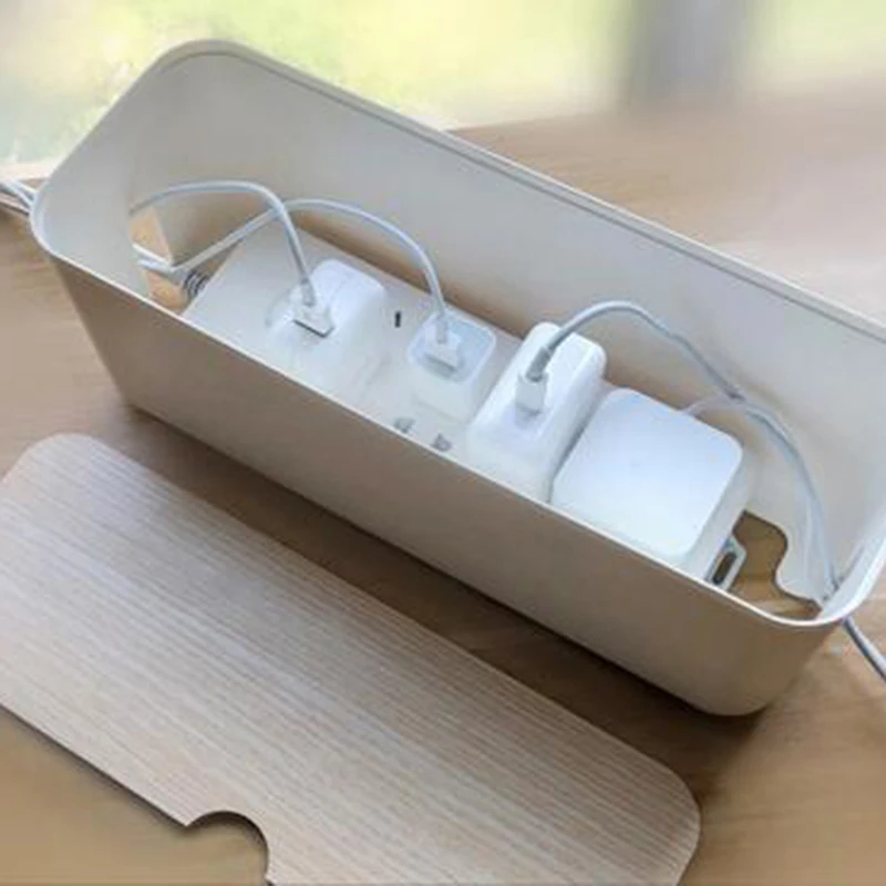 Ящик для хранения кабеля из ДВП защита от пыли | Дом и сад