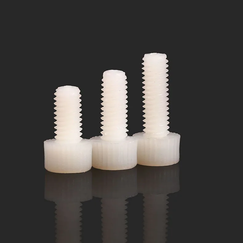 

Plastic nylon hexagon socket screw PA66 hexagon socket head bolt cup head screw m3m4m5m6m8 50Pcs