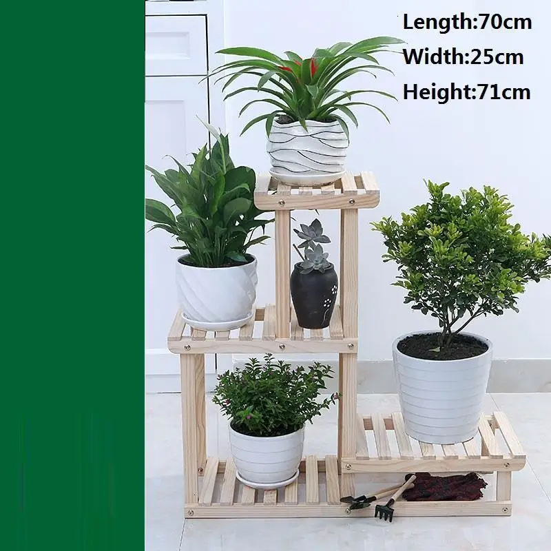 Madera Plantenstandaard Estanteria Para Macetas Крытый Soporte Plantas интерьер открытый стенд Балконная