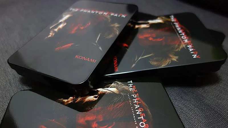 Игра MGS 5 металлическая Шестерня твердый V Phantom Pain металлический значок Броши шпильки набор с железной коробкой коллекционные аксессуары 6 шт./компл
