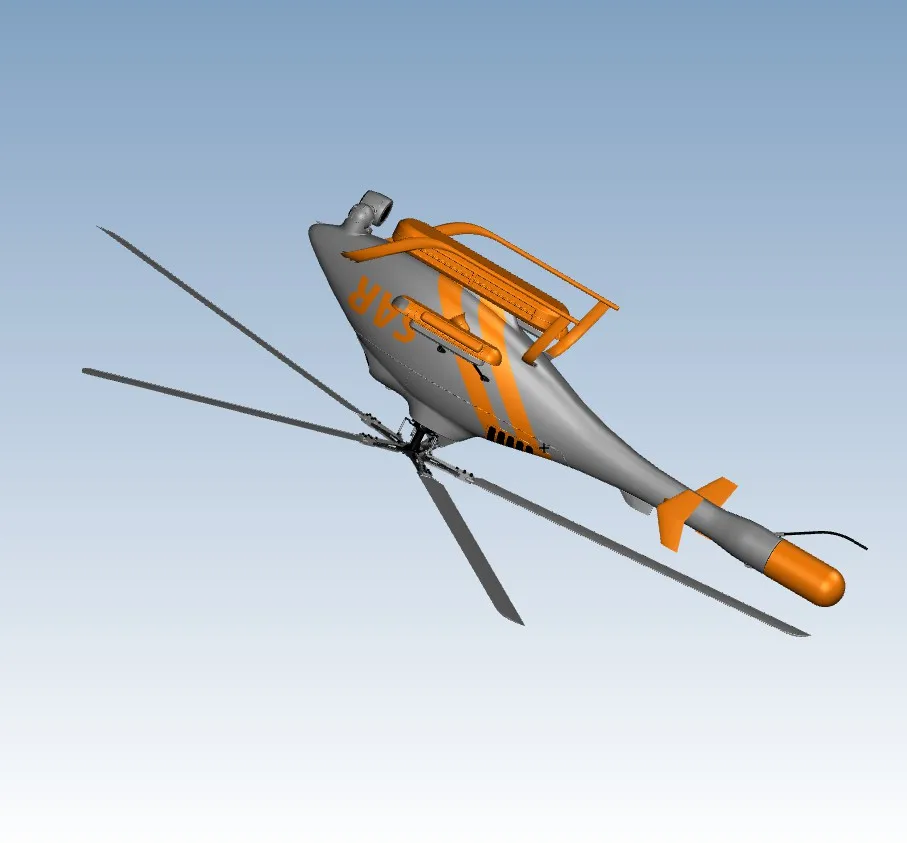 

Helicopter Design Custom order highqualityhighprecision digital models 3D printing service Mechanical Parts ST4015