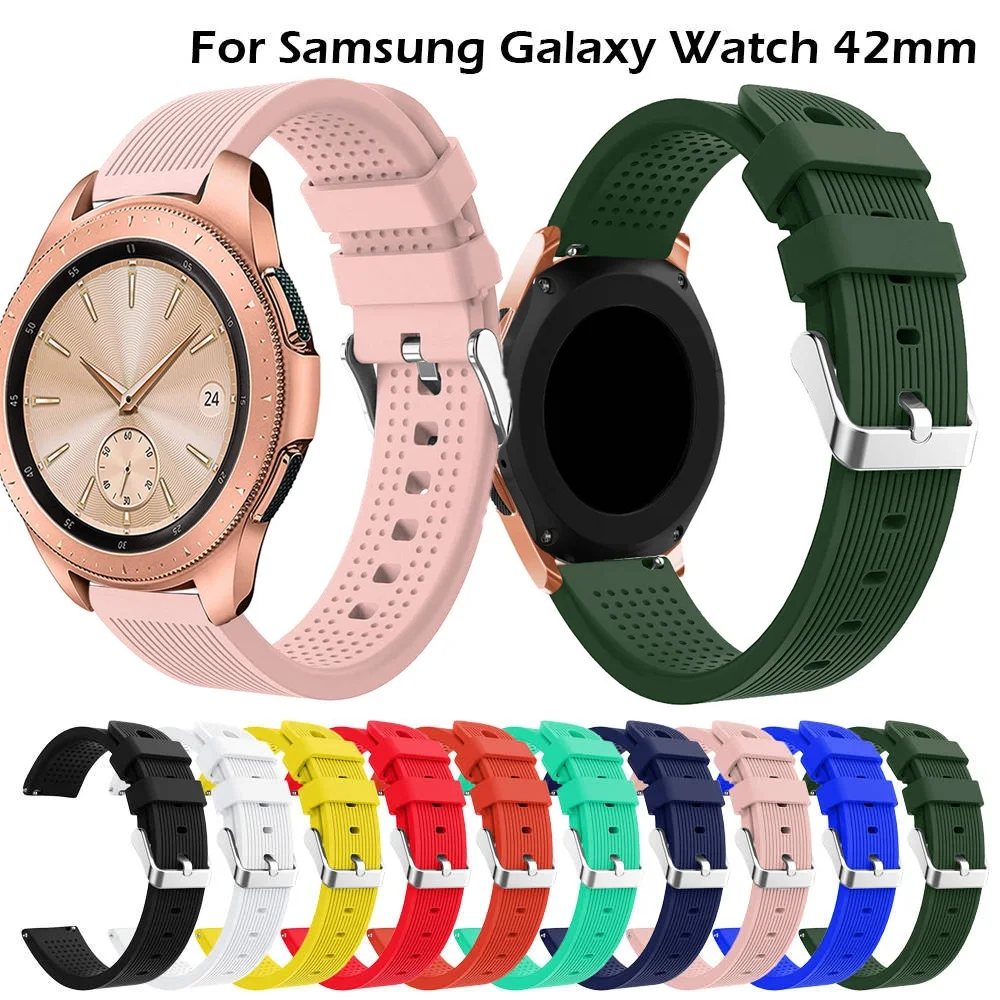 Ремешок для Galaxy Watch Active 2 спортивный браслет Samsung galaxy watch 42 мм 20 Huawei pro amazfit bip