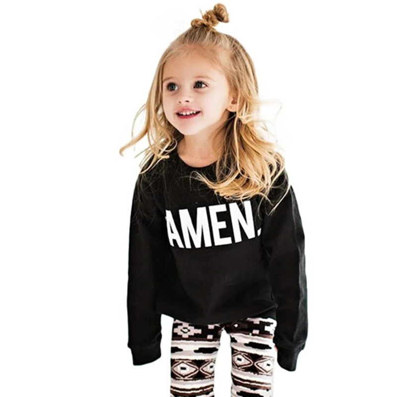 

Fashion 2020 sweatshirt for girls daughter's clothes fleece thick patterned warm top