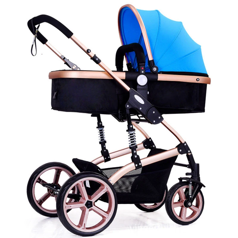 Коляска прогулочная коляска может сидеть складной амортизатор тележка легкая