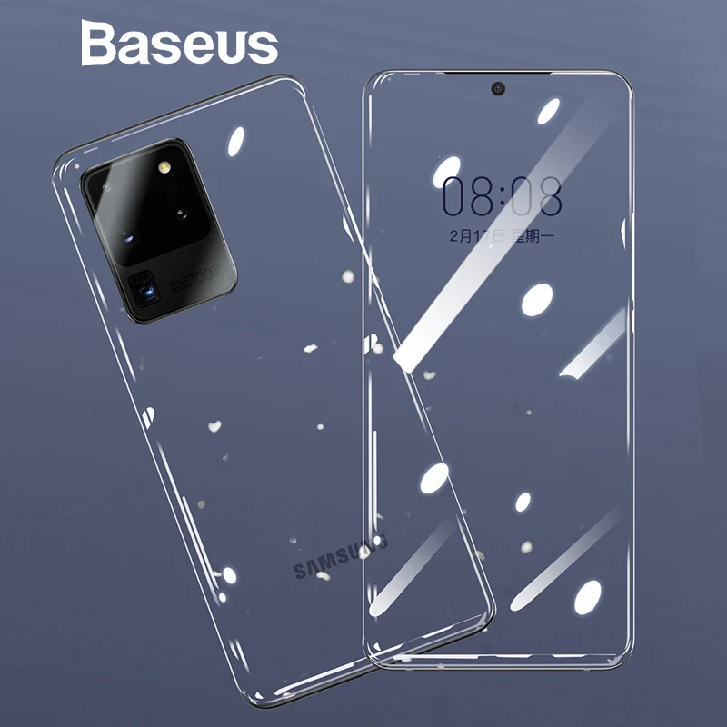 Защитное стекло Baseus закаленное для Samsung Galaxy S20 Ultra Plus 2 шт. 0 15 мм|Защитные стёкла и