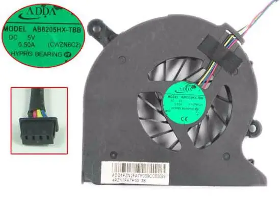ADDA AB8205HX TBB CWZN6C2 DC 5V 0.30A 4 проводной Сервер вентилятор охлаждения|Кулеры и системы