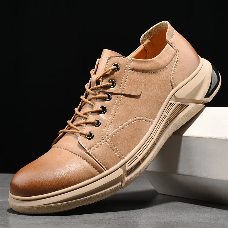 Men Shoes Men Genuine Leather Loafers Breathable Casual Mens Shoes Men Moccasins Weddign Party Shoes Business Formal Shoe