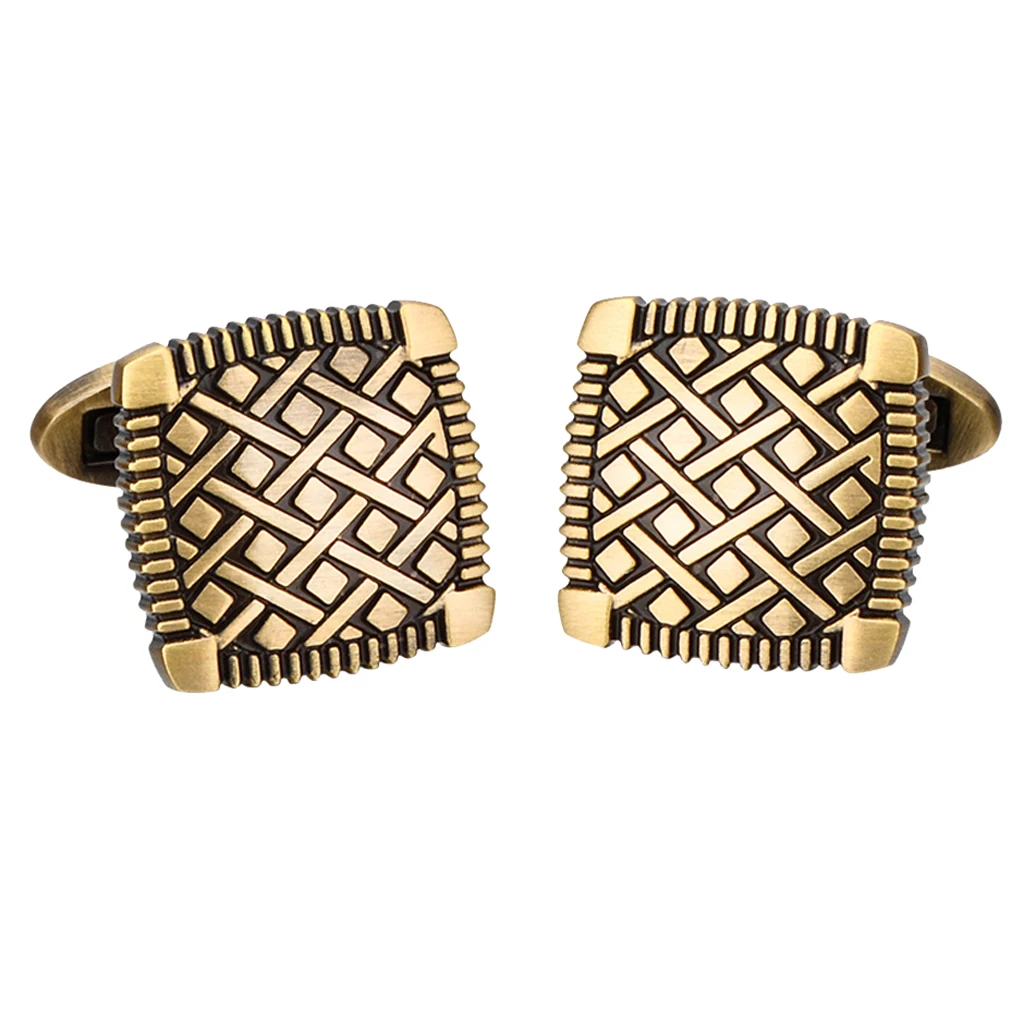 

1 пара винтажных классических квадратных запонок в французском стиле запонки для мужчин