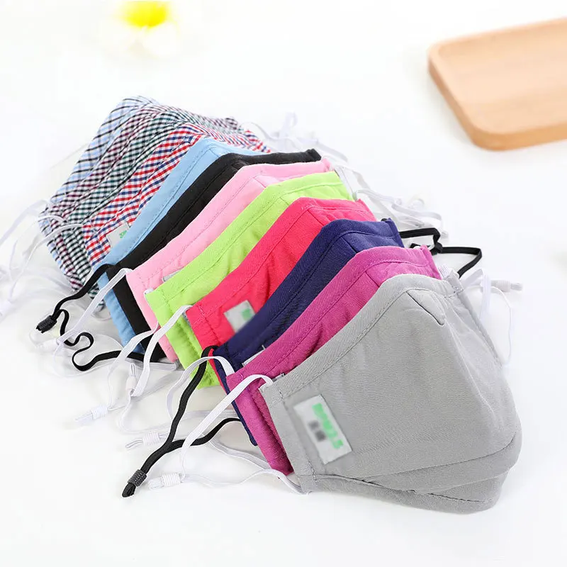 Чехлы для маски рта хлопковые многоразовые в клетку ветрозащитные моющиеся