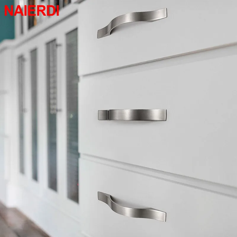 Ручки для кухонных дверей шкаф из алюминиевого сплава