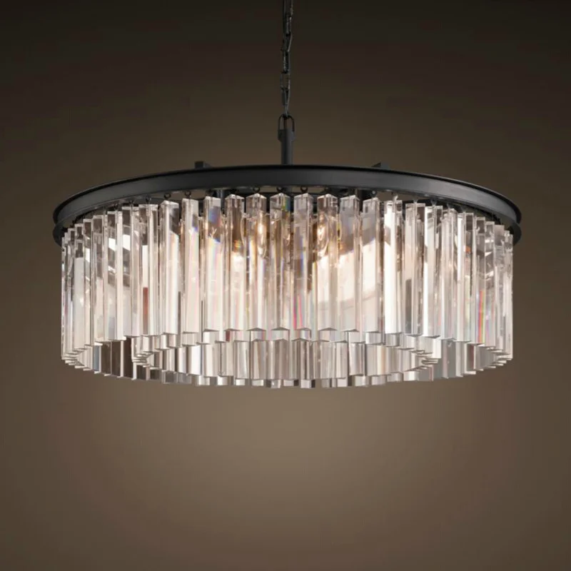 Американский RH стекла с украшением в виде кристаллов трубки Потолочный