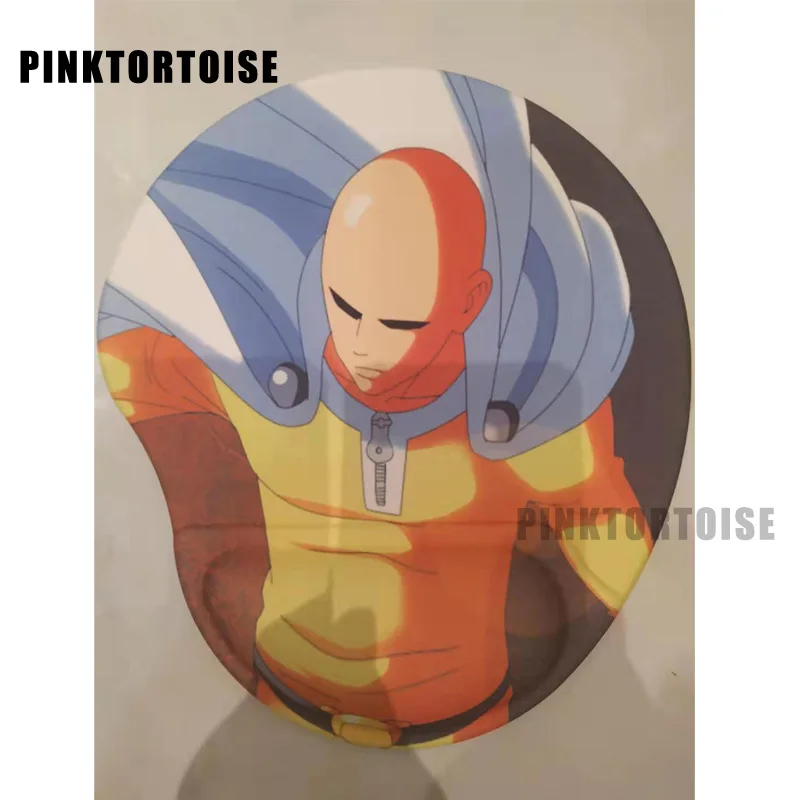 Аниме ONE PUNCH-MAN коврик для мыши геймер Сайтама силиконовый на запястье bonze игровой