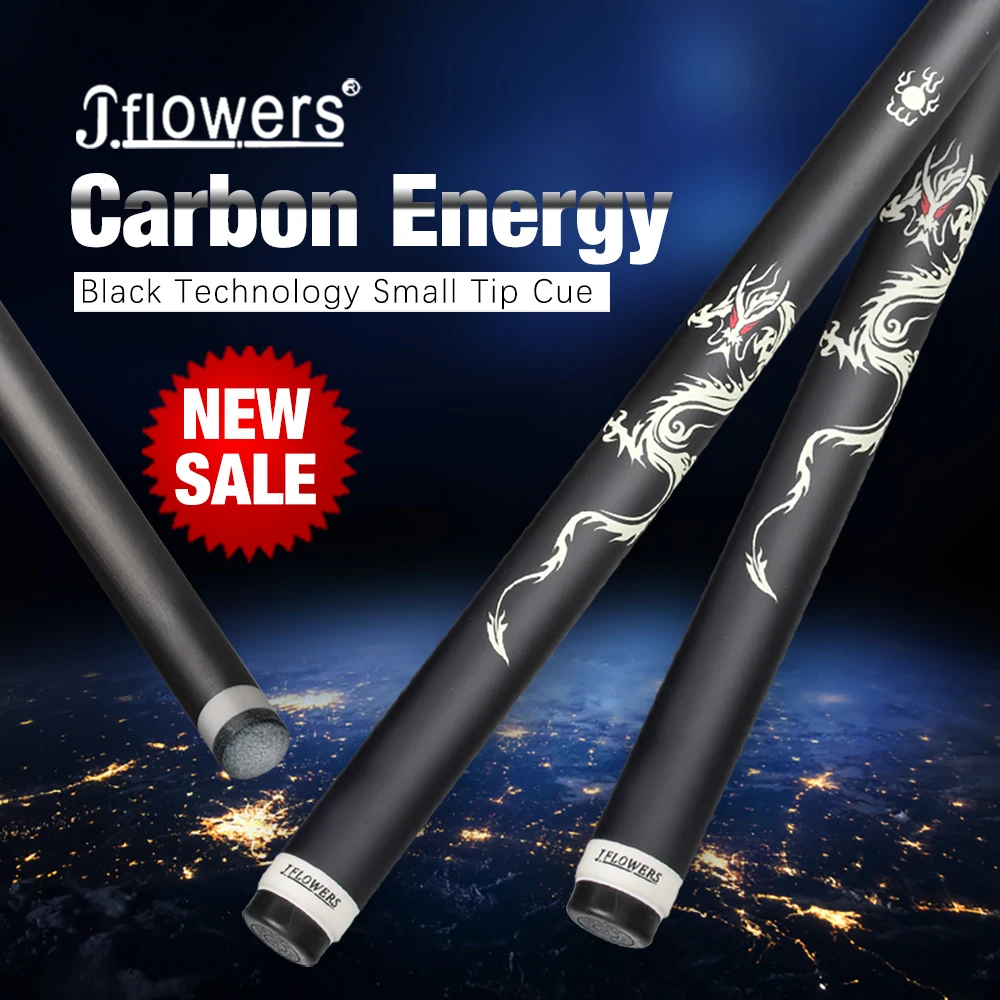 JF J-FLOWERS JSK-105F снукер кий из углеродного волокна Профессиональный углеродный
