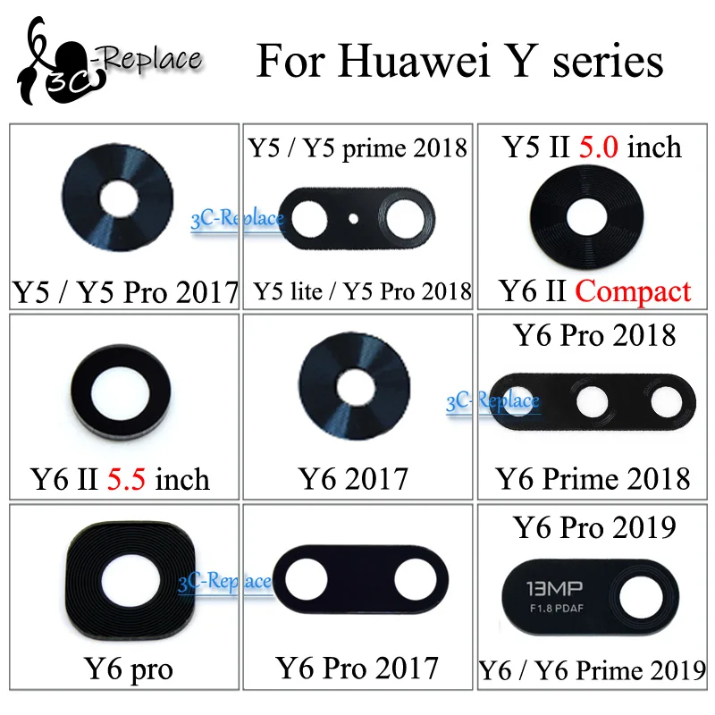 Для Huawei Y5 Y6 Pro prime lite 2017 2018 2019 II компактная задняя крышка круглая насадка для