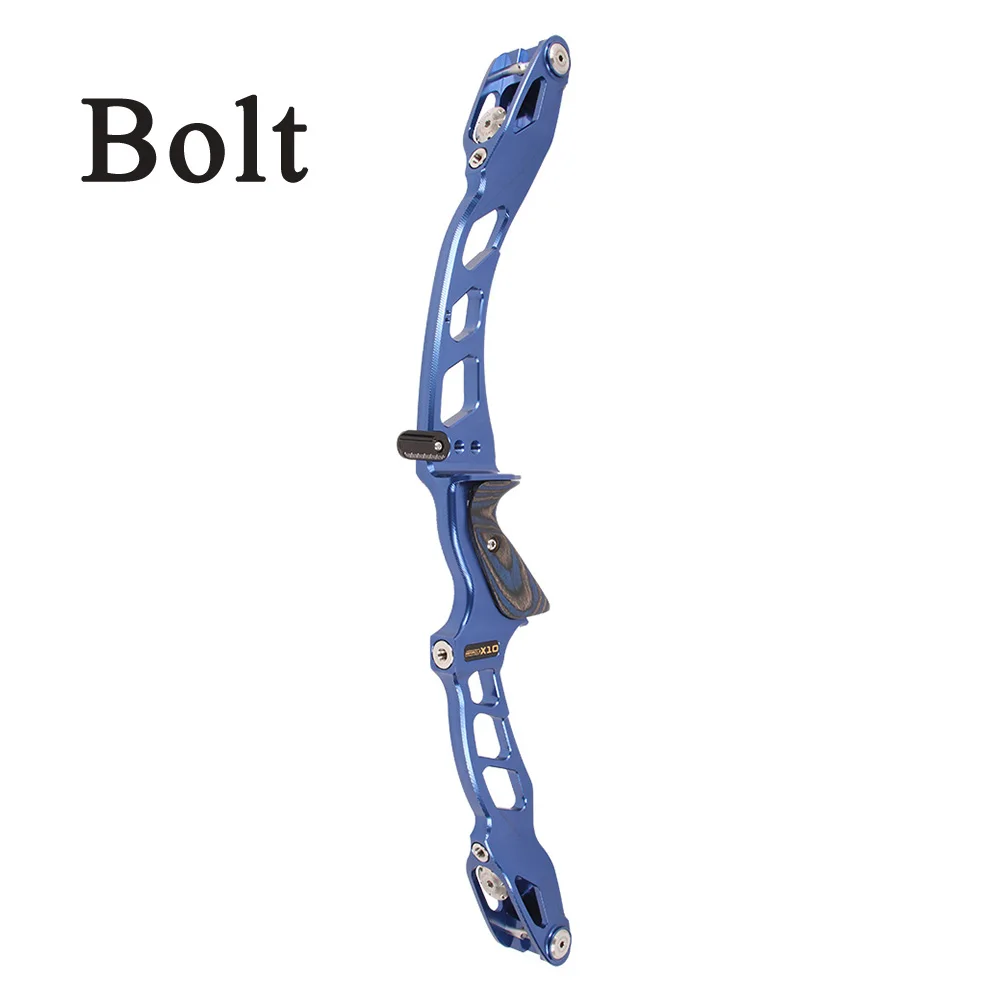Ice Blue Bolt system Sanlida стрельба из лука чудо X10 высокого класса изогнутый лук стояк 2" CNC мишень ILF стояк деревянная ручка правая рука стрельба Спорт - Цвет: Ice Blue Bolt system