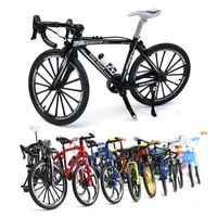 diecast metal bicycle model 110 scale city folded road race cycling mini bike for collection friend children gift boys toys