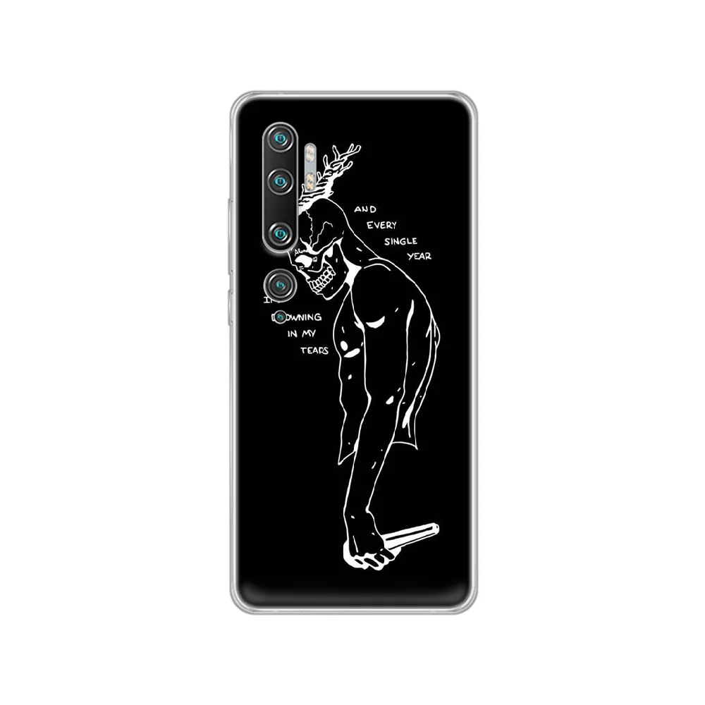 Apper XXXTentacion чехол для телефона Корпус XIAOMI MI 3 4 5 5X 8 9 10 se max pro a2 9T note lite Прозрачный